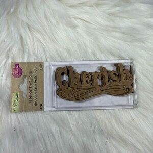 🧡10/$10 Cherish Craft Die Cut Word